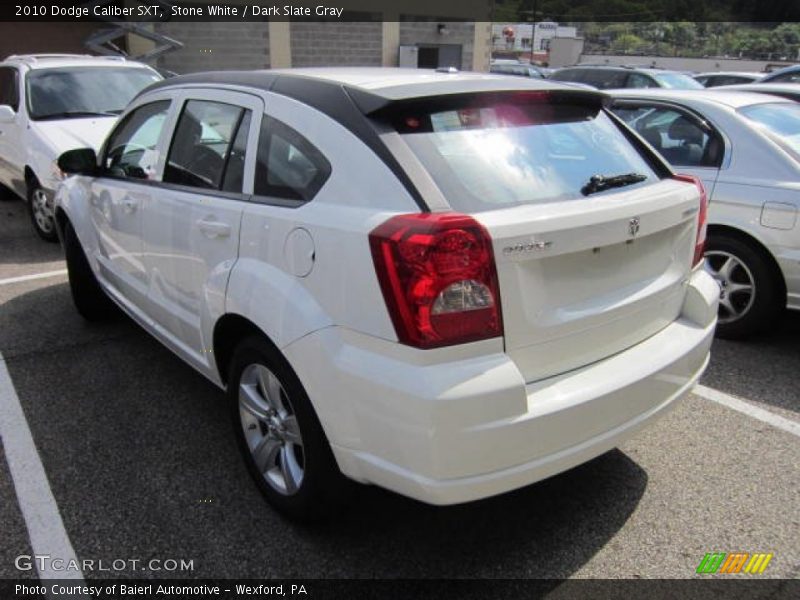Stone White / Dark Slate Gray 2010 Dodge Caliber SXT