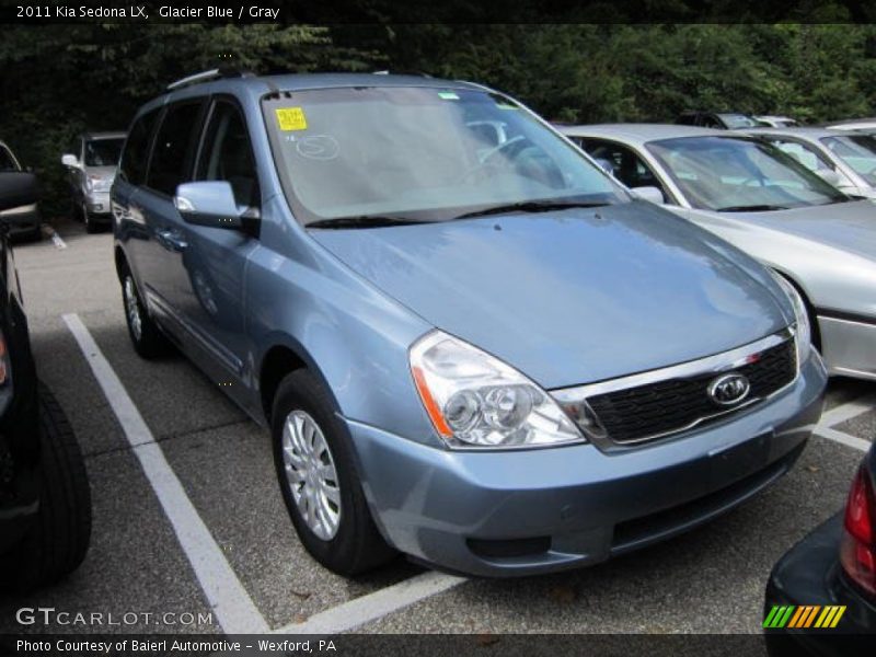 Glacier Blue / Gray 2011 Kia Sedona LX