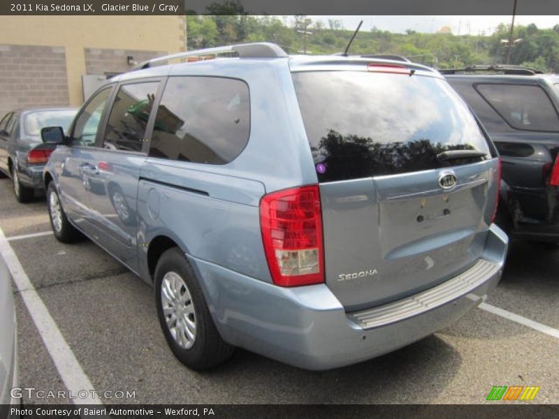 Glacier Blue / Gray 2011 Kia Sedona LX