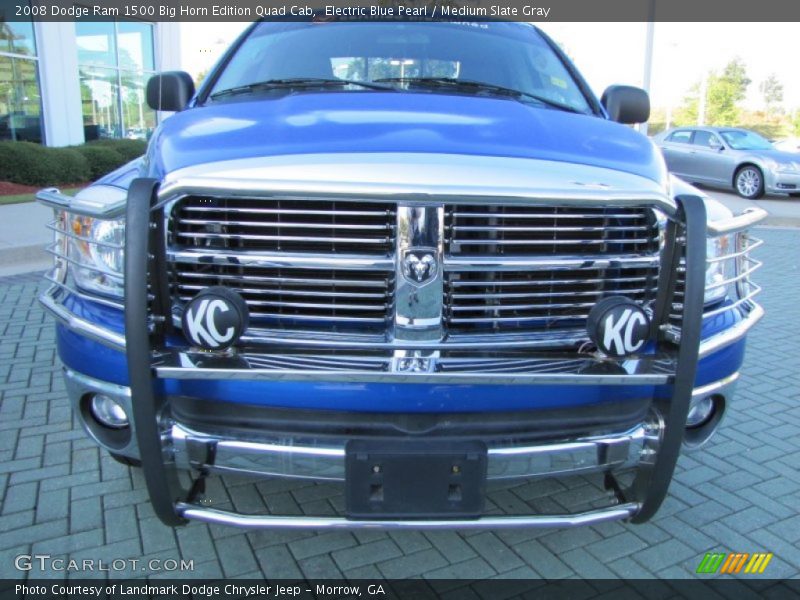 Electric Blue Pearl / Medium Slate Gray 2008 Dodge Ram 1500 Big Horn Edition Quad Cab