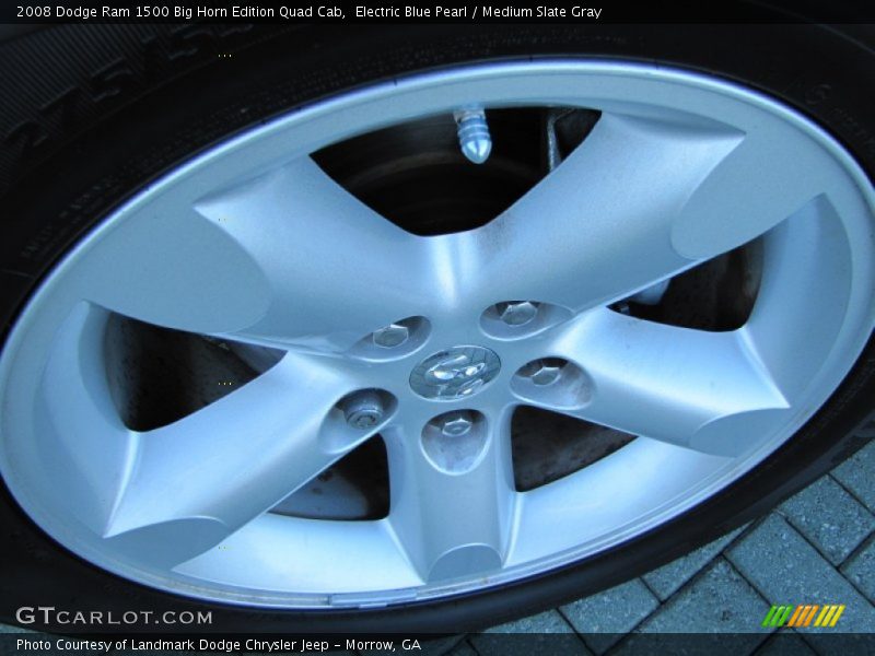 Electric Blue Pearl / Medium Slate Gray 2008 Dodge Ram 1500 Big Horn Edition Quad Cab