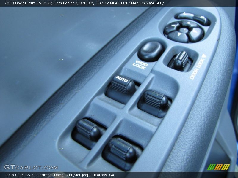 Electric Blue Pearl / Medium Slate Gray 2008 Dodge Ram 1500 Big Horn Edition Quad Cab