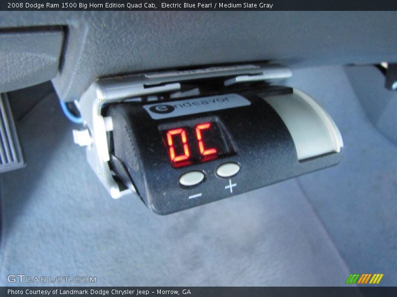 Electric Blue Pearl / Medium Slate Gray 2008 Dodge Ram 1500 Big Horn Edition Quad Cab