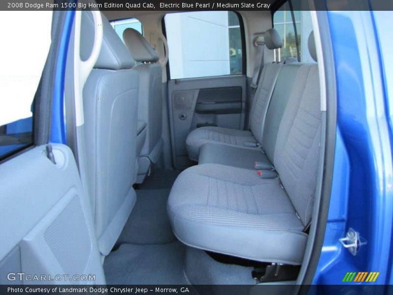Electric Blue Pearl / Medium Slate Gray 2008 Dodge Ram 1500 Big Horn Edition Quad Cab