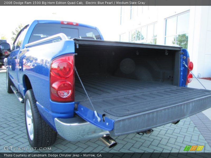 Electric Blue Pearl / Medium Slate Gray 2008 Dodge Ram 1500 Big Horn Edition Quad Cab