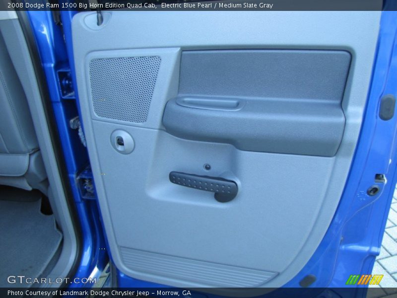 Electric Blue Pearl / Medium Slate Gray 2008 Dodge Ram 1500 Big Horn Edition Quad Cab