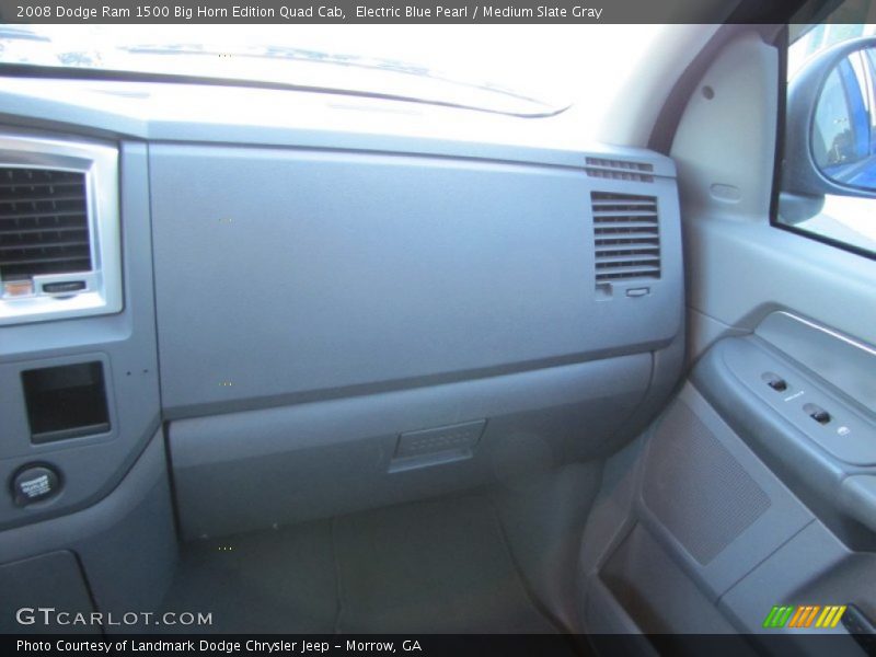 Electric Blue Pearl / Medium Slate Gray 2008 Dodge Ram 1500 Big Horn Edition Quad Cab