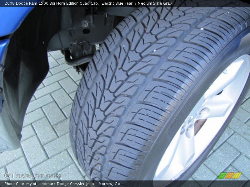 Electric Blue Pearl / Medium Slate Gray 2008 Dodge Ram 1500 Big Horn Edition Quad Cab