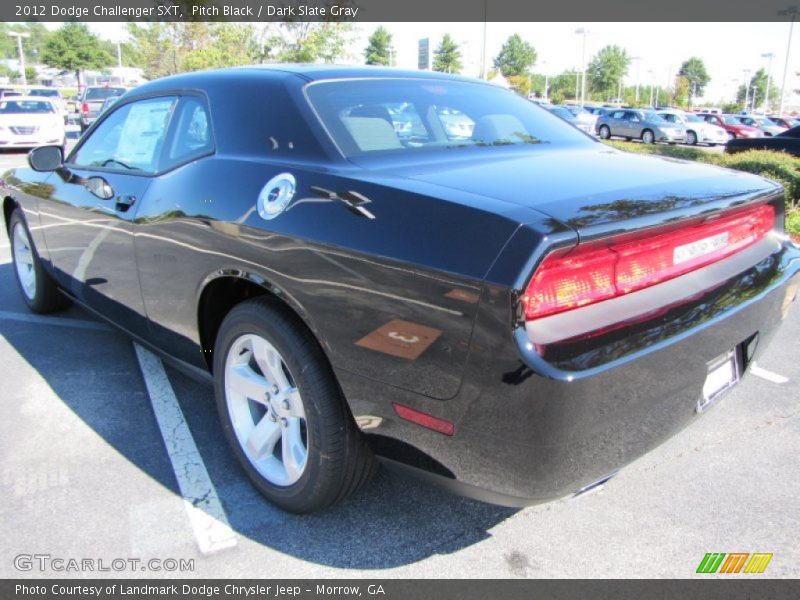 Pitch Black / Dark Slate Gray 2012 Dodge Challenger SXT