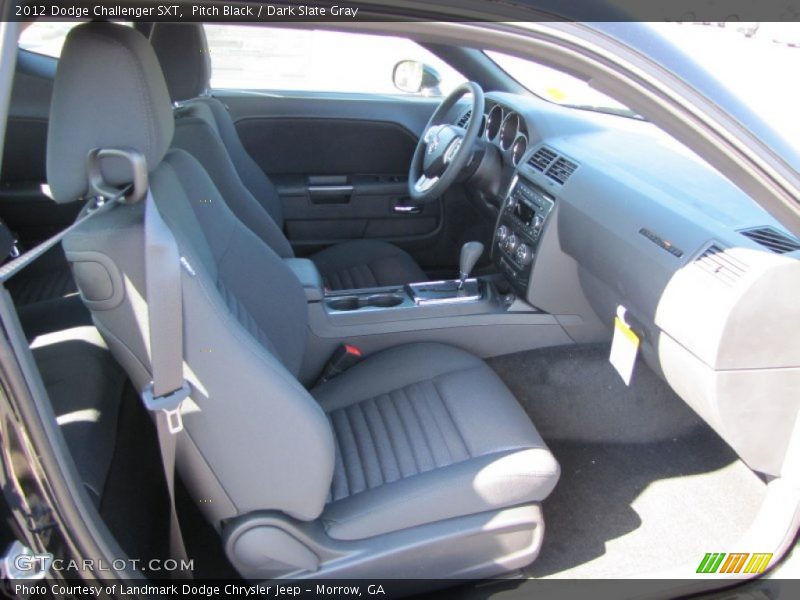 Pitch Black / Dark Slate Gray 2012 Dodge Challenger SXT