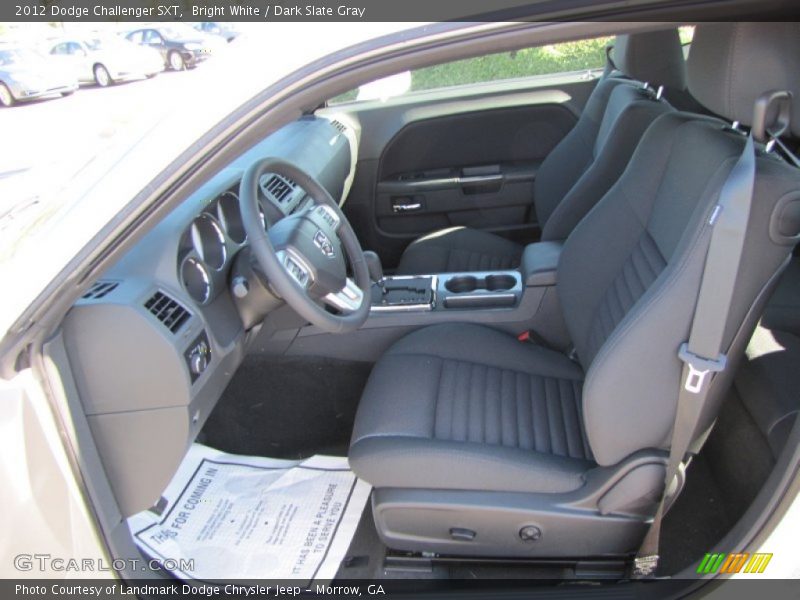  2012 Challenger SXT Dark Slate Gray Interior