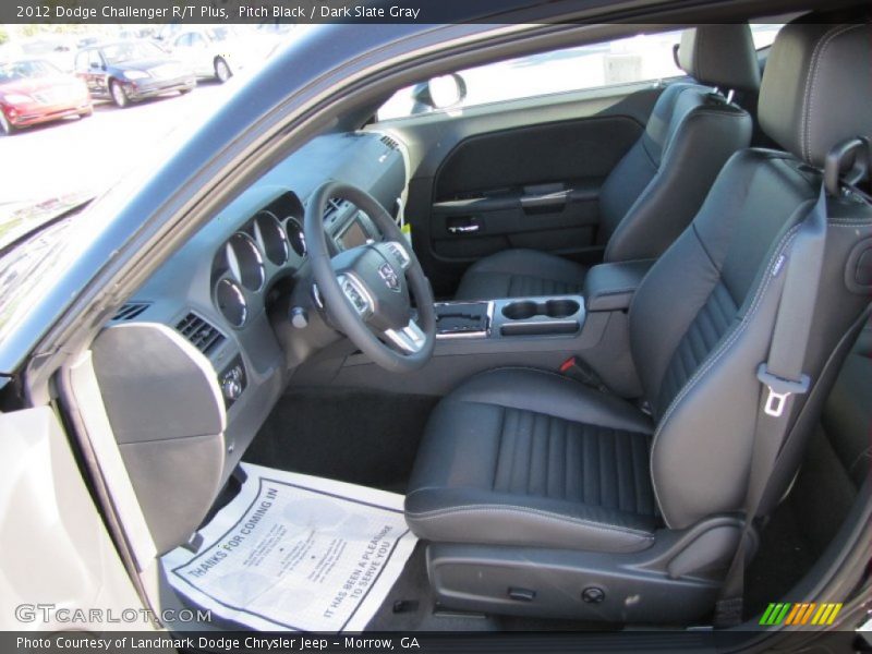  2012 Challenger R/T Plus Dark Slate Gray Interior
