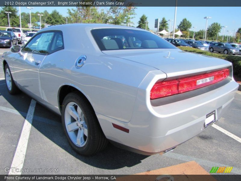 Bright Silver Metallic / Dark Slate Gray 2012 Dodge Challenger SXT