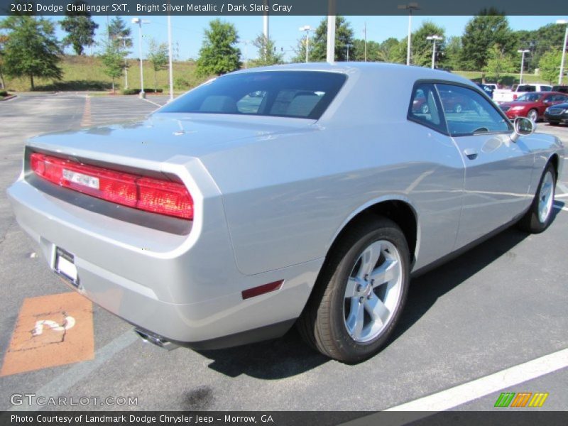 Bright Silver Metallic / Dark Slate Gray 2012 Dodge Challenger SXT