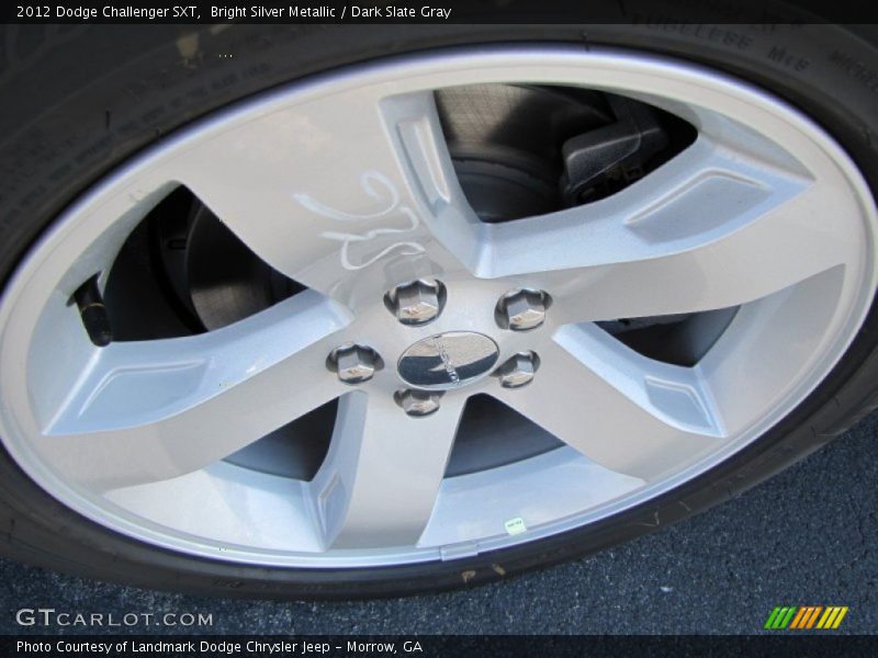 Bright Silver Metallic / Dark Slate Gray 2012 Dodge Challenger SXT