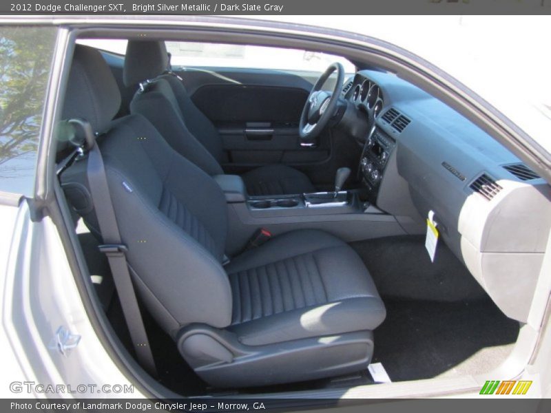 Bright Silver Metallic / Dark Slate Gray 2012 Dodge Challenger SXT