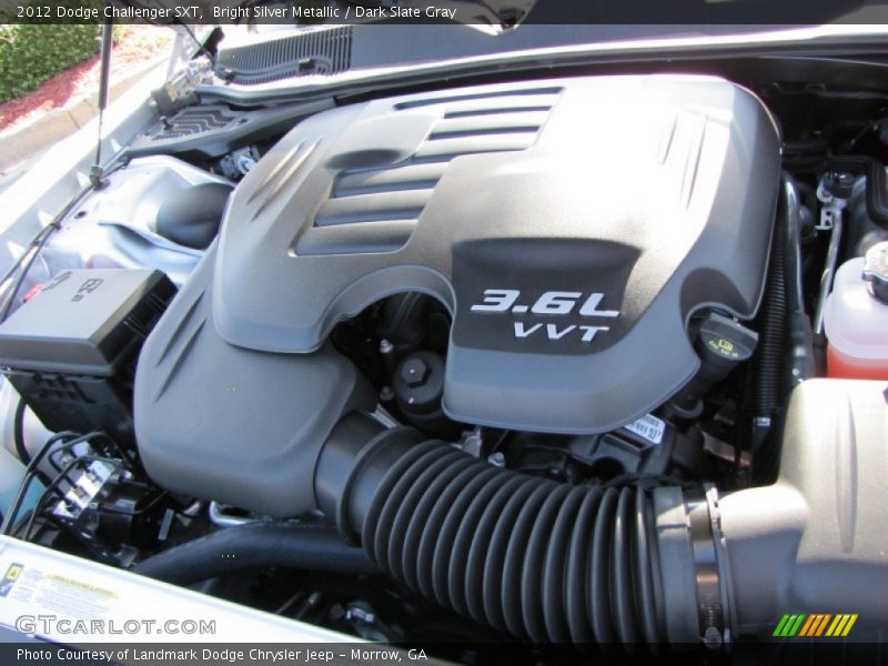 Bright Silver Metallic / Dark Slate Gray 2012 Dodge Challenger SXT