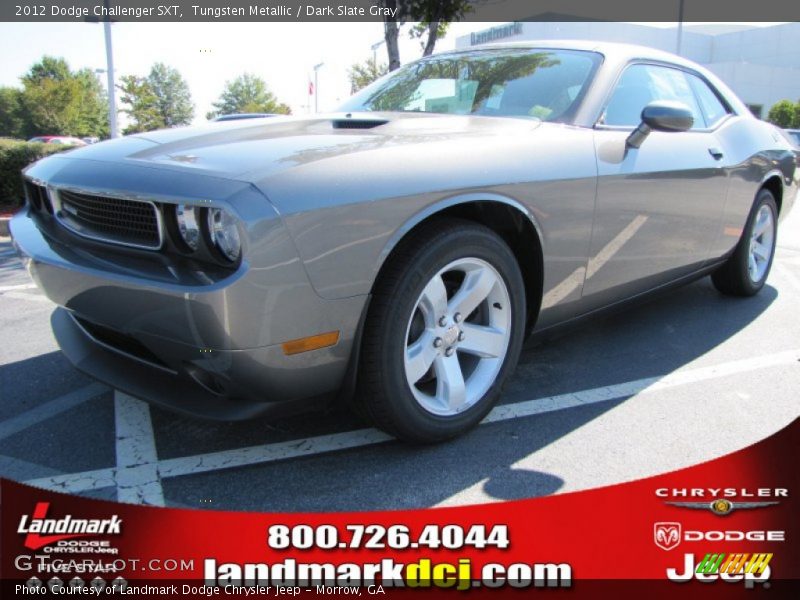 Tungsten Metallic / Dark Slate Gray 2012 Dodge Challenger SXT