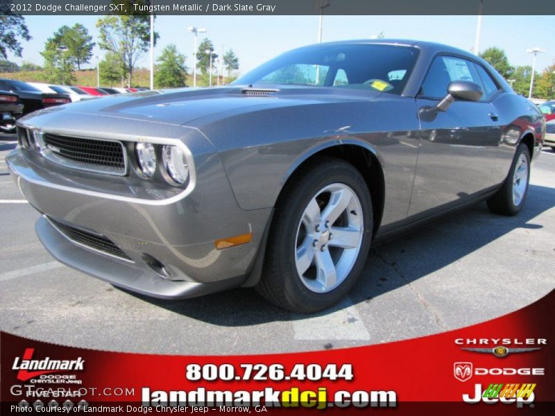 Tungsten Metallic / Dark Slate Gray 2012 Dodge Challenger SXT