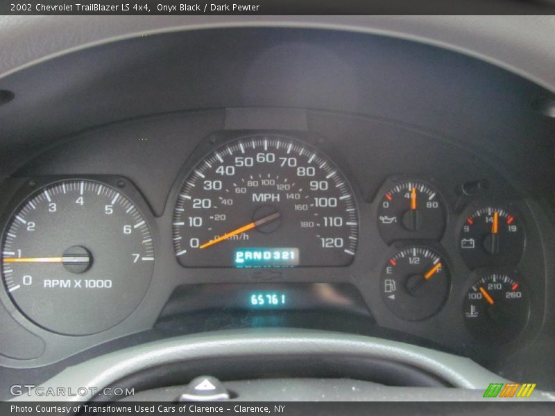 Onyx Black / Dark Pewter 2002 Chevrolet TrailBlazer LS 4x4