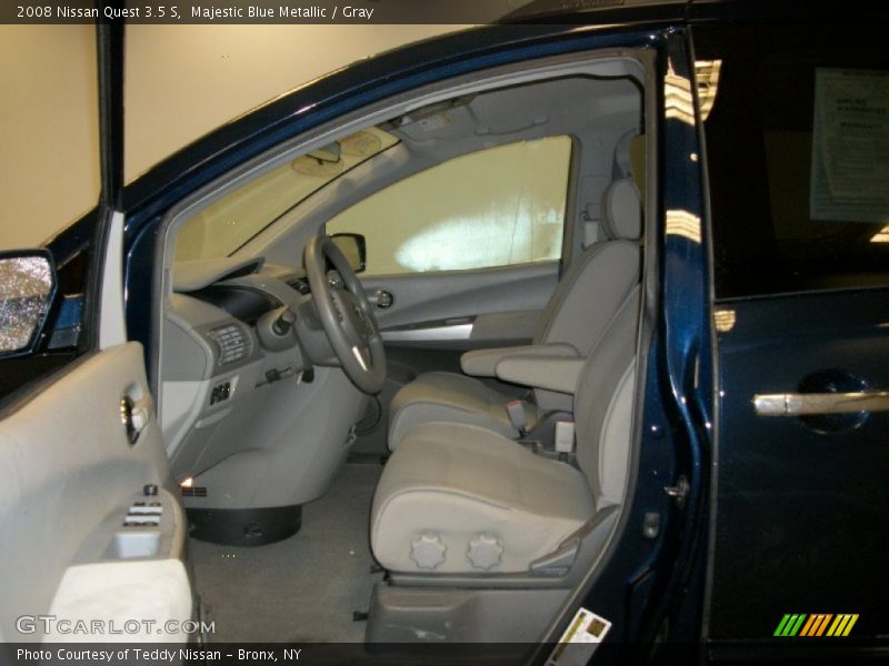 Majestic Blue Metallic / Gray 2008 Nissan Quest 3.5 S