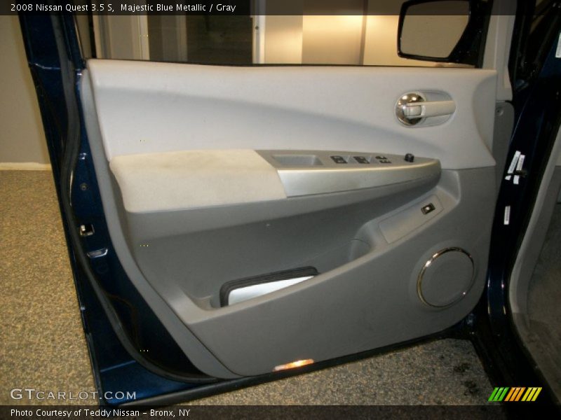 Majestic Blue Metallic / Gray 2008 Nissan Quest 3.5 S