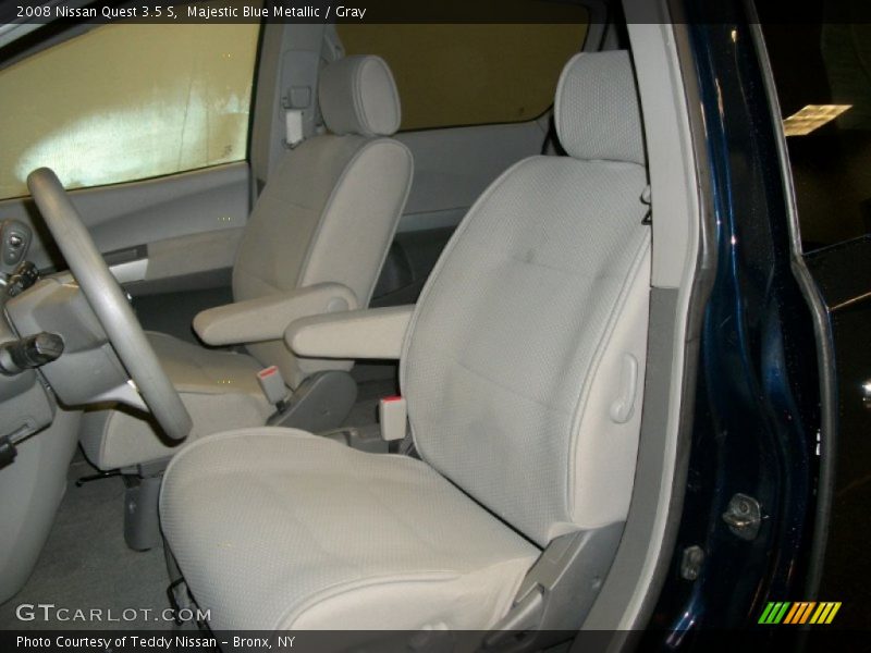 Majestic Blue Metallic / Gray 2008 Nissan Quest 3.5 S