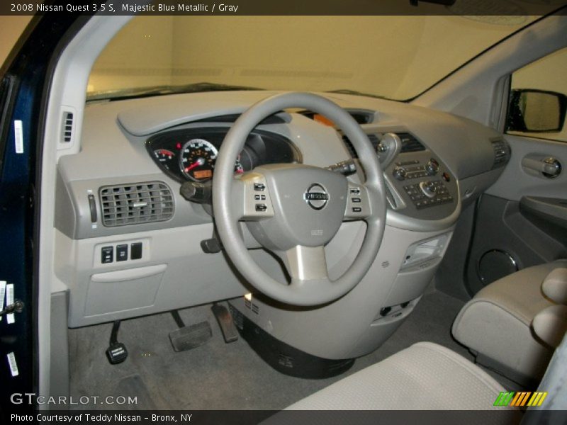 Majestic Blue Metallic / Gray 2008 Nissan Quest 3.5 S