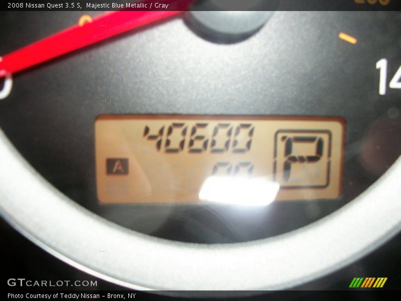 Majestic Blue Metallic / Gray 2008 Nissan Quest 3.5 S