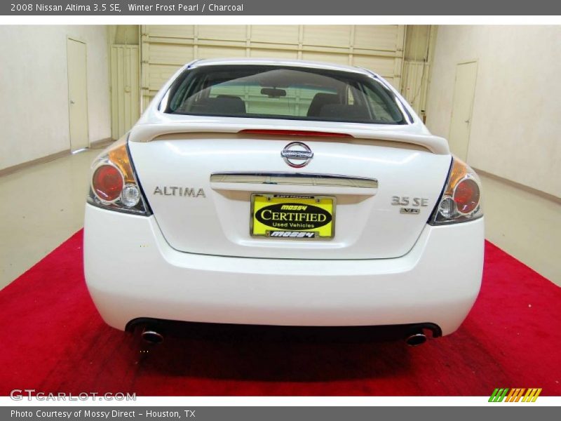 Winter Frost Pearl / Charcoal 2008 Nissan Altima 3.5 SE
