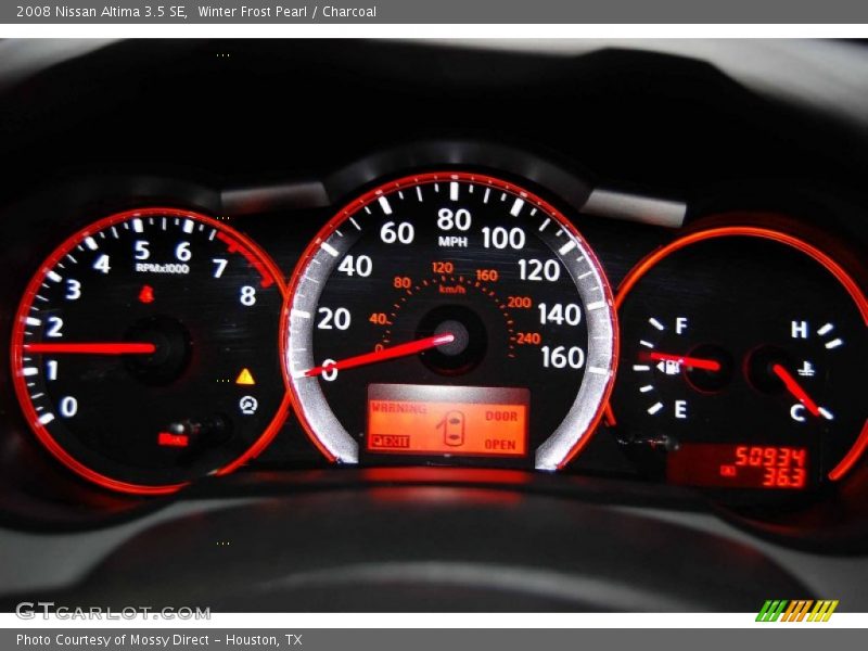 Winter Frost Pearl / Charcoal 2008 Nissan Altima 3.5 SE