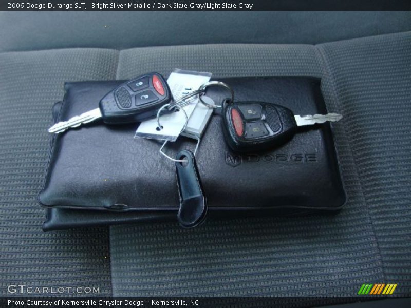 Bright Silver Metallic / Dark Slate Gray/Light Slate Gray 2006 Dodge Durango SLT