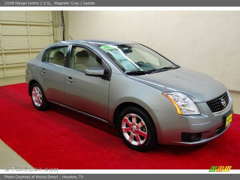 Magnetic Gray / Saddle 2008 Nissan Sentra 2.0 SL