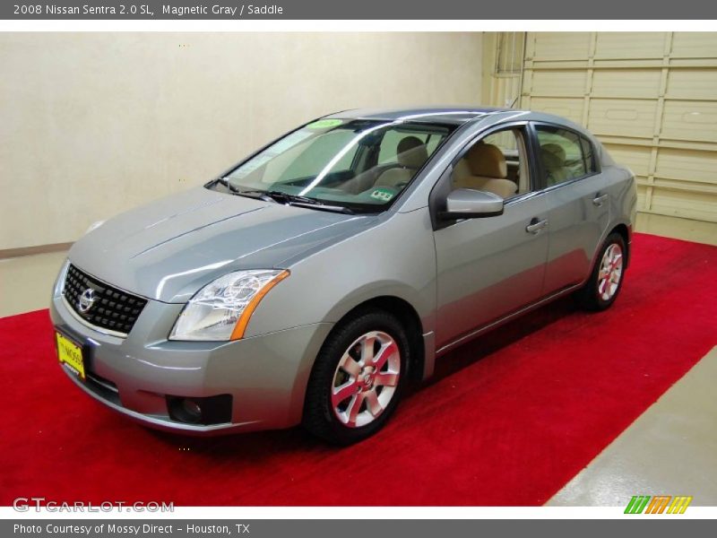 Magnetic Gray / Saddle 2008 Nissan Sentra 2.0 SL