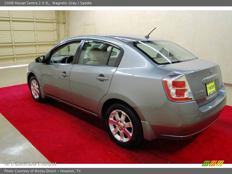 Magnetic Gray / Saddle 2008 Nissan Sentra 2.0 SL