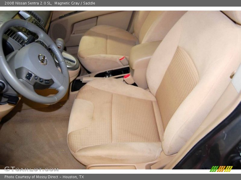 Magnetic Gray / Saddle 2008 Nissan Sentra 2.0 SL