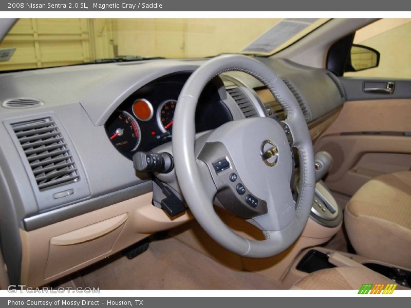 Magnetic Gray / Saddle 2008 Nissan Sentra 2.0 SL