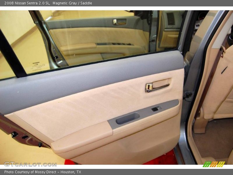 Magnetic Gray / Saddle 2008 Nissan Sentra 2.0 SL