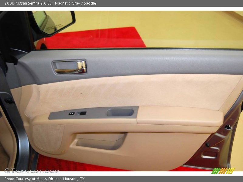 Magnetic Gray / Saddle 2008 Nissan Sentra 2.0 SL