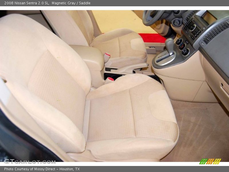 Magnetic Gray / Saddle 2008 Nissan Sentra 2.0 SL