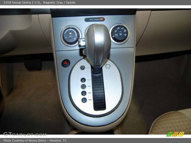 Magnetic Gray / Saddle 2008 Nissan Sentra 2.0 SL