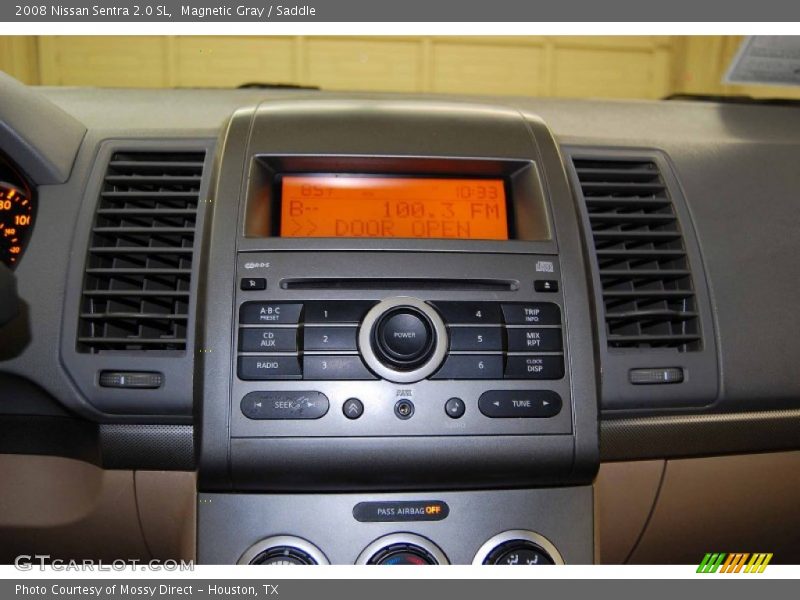Magnetic Gray / Saddle 2008 Nissan Sentra 2.0 SL