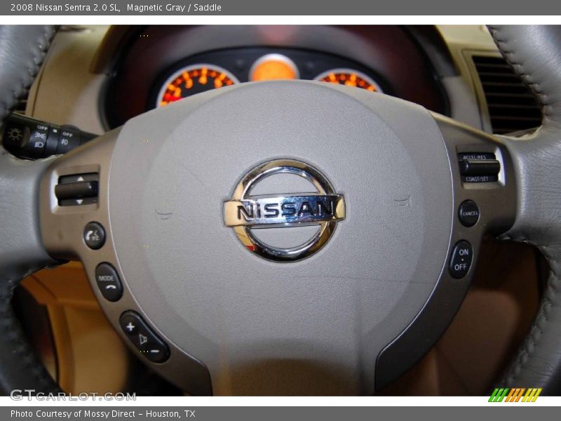 Magnetic Gray / Saddle 2008 Nissan Sentra 2.0 SL