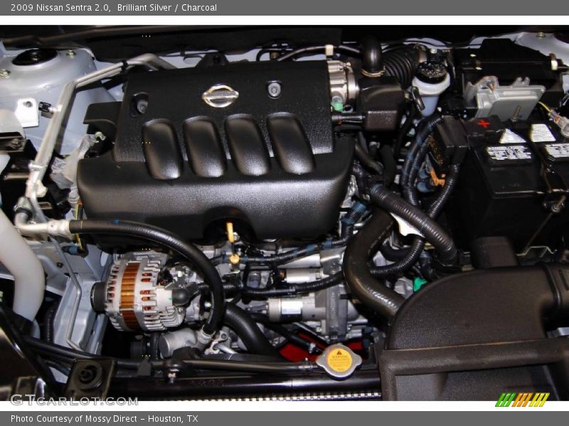 Brilliant Silver / Charcoal 2009 Nissan Sentra 2.0