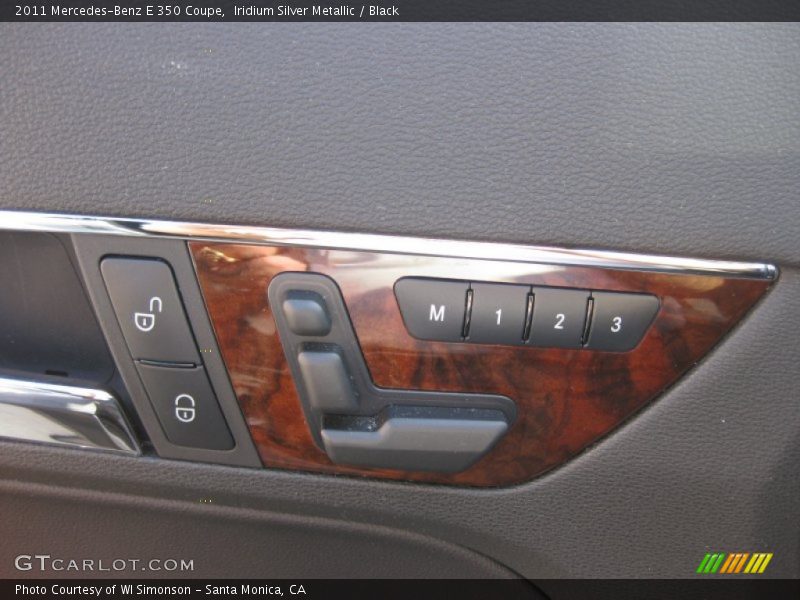 Iridium Silver Metallic / Black 2011 Mercedes-Benz E 350 Coupe