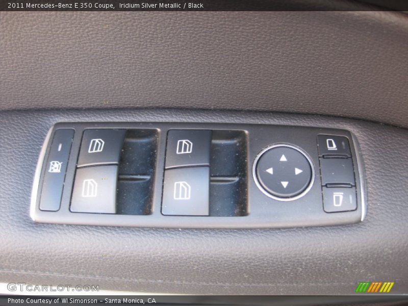 Iridium Silver Metallic / Black 2011 Mercedes-Benz E 350 Coupe