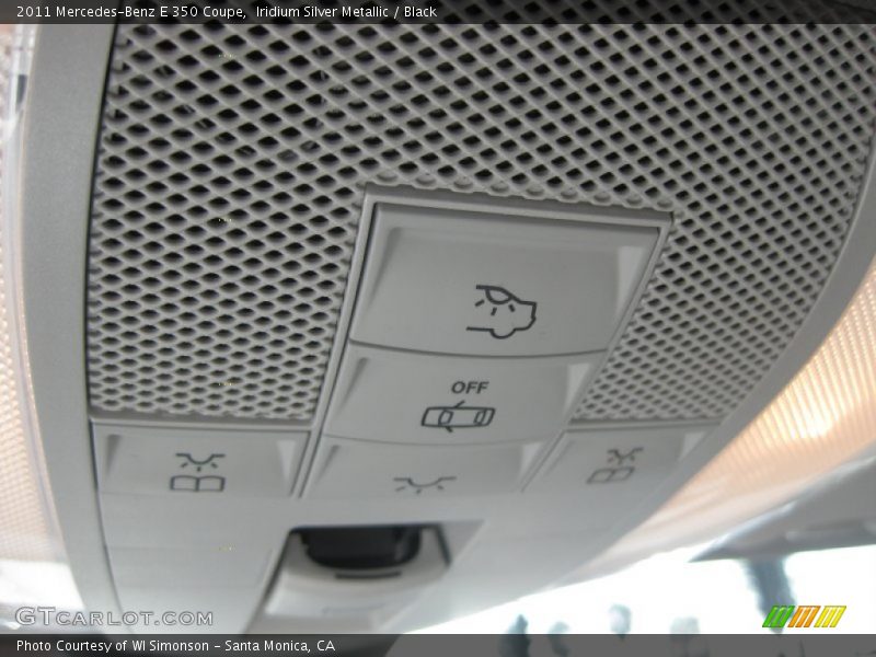 Iridium Silver Metallic / Black 2011 Mercedes-Benz E 350 Coupe