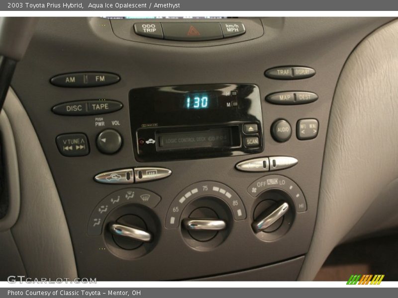 Controls of 2003 Prius Hybrid