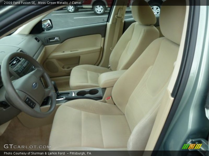  2009 Fusion SE Camel Interior