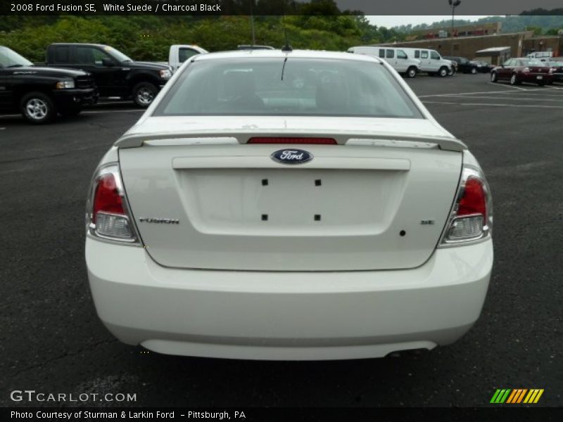 White Suede / Charcoal Black 2008 Ford Fusion SE